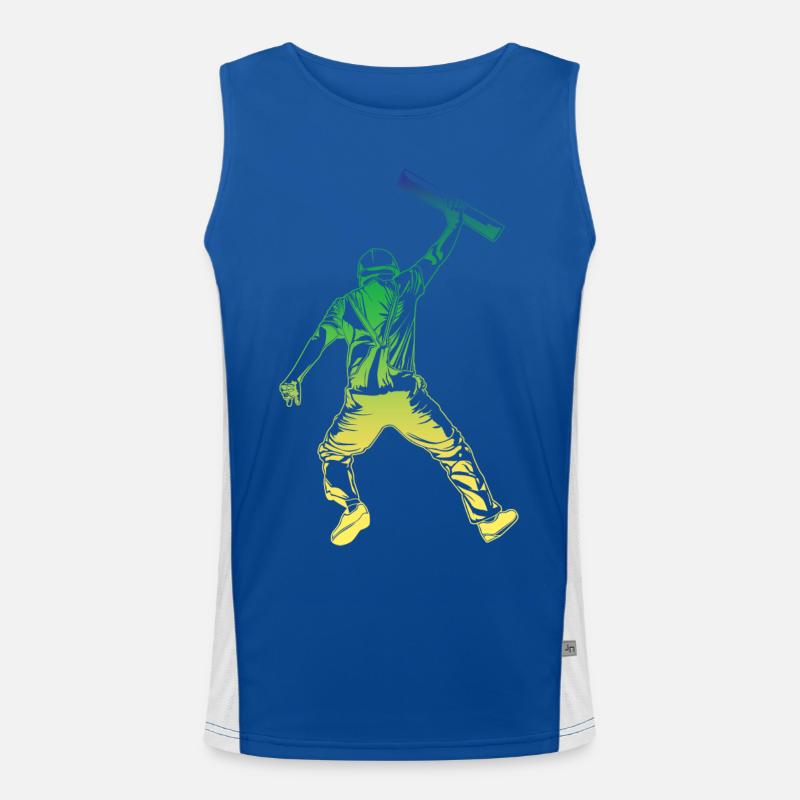 Architect Retro Style Men's Functional Contrast Tank Top 