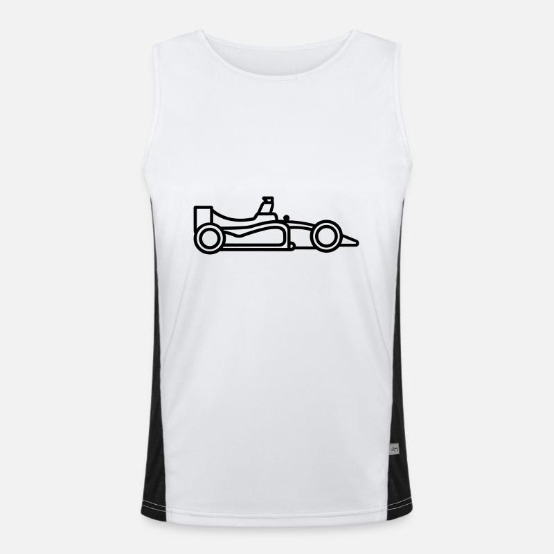 Rennwagen Funktionelles Kontrast-Tank Top für Männer 