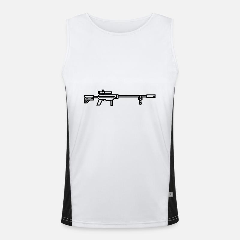 Fusil de chasse sniper Débardeur respirant contrasté Homme 