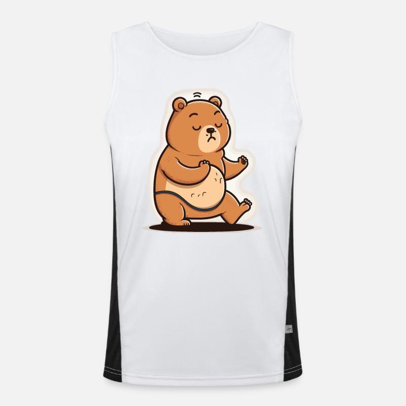 Bear Yogi Men's Functional Contrast Tank Top 