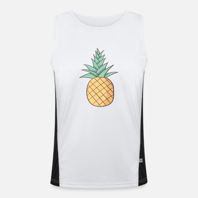 pineapple Men's Functional Contrast Tank Top 