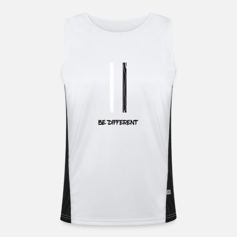 Anders sein Funktionelles Kontrast-Tank Top für Männer 