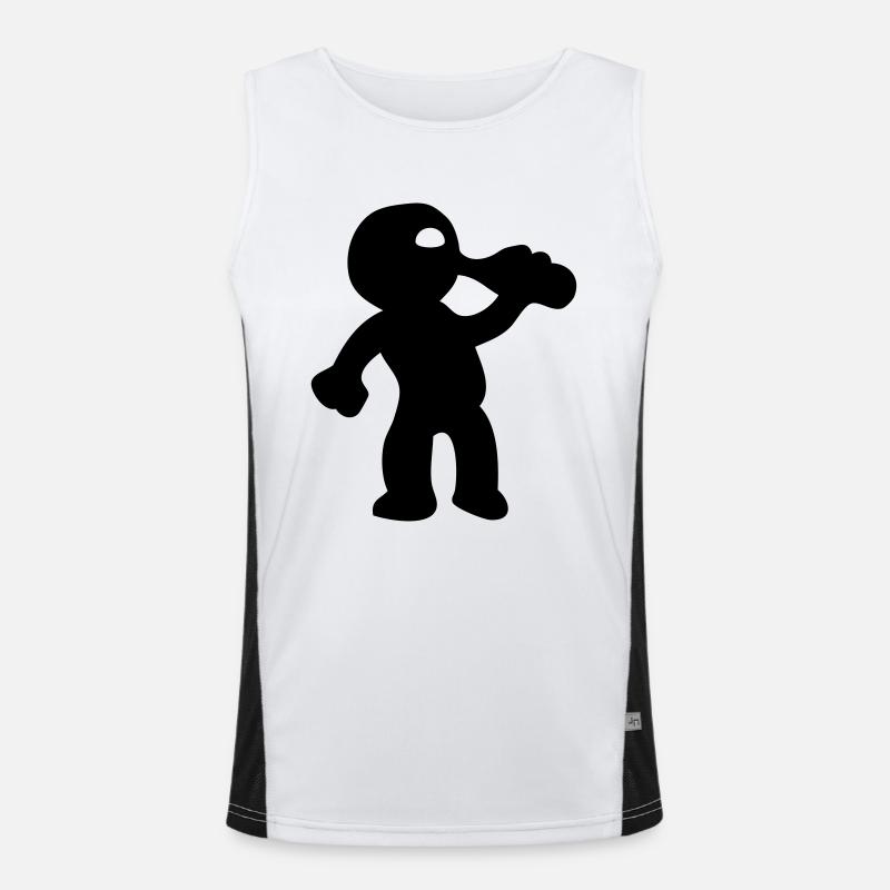 drink man bachelor party stag drunk alcohol team Men's Functional Contrast Tank Top 