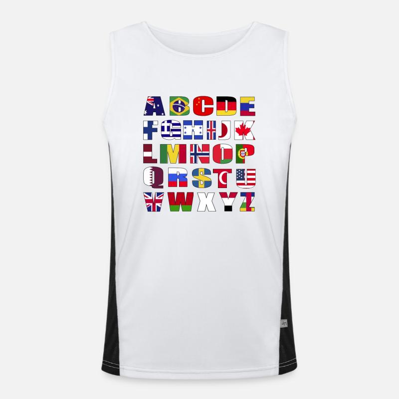 Drapeau Débardeur respirant contrasté Homme 