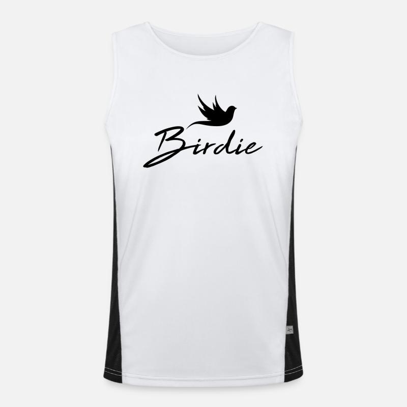 Birdie black Débardeur respirant contrasté Homme 