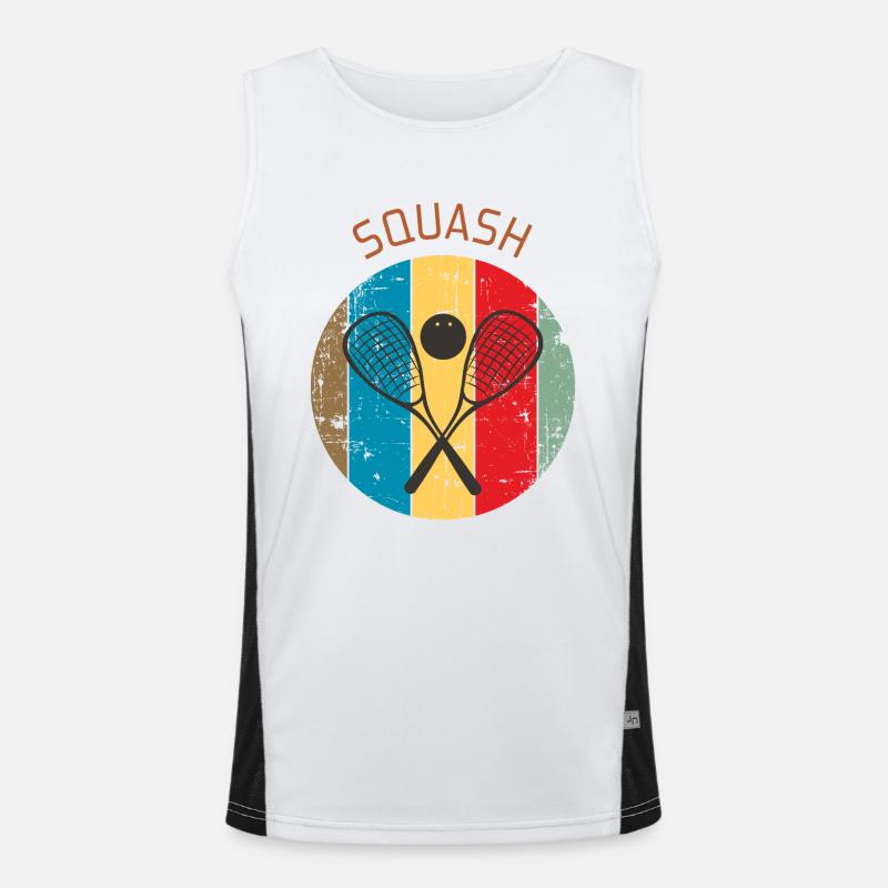 squash Men's Functional Contrast Tank Top 