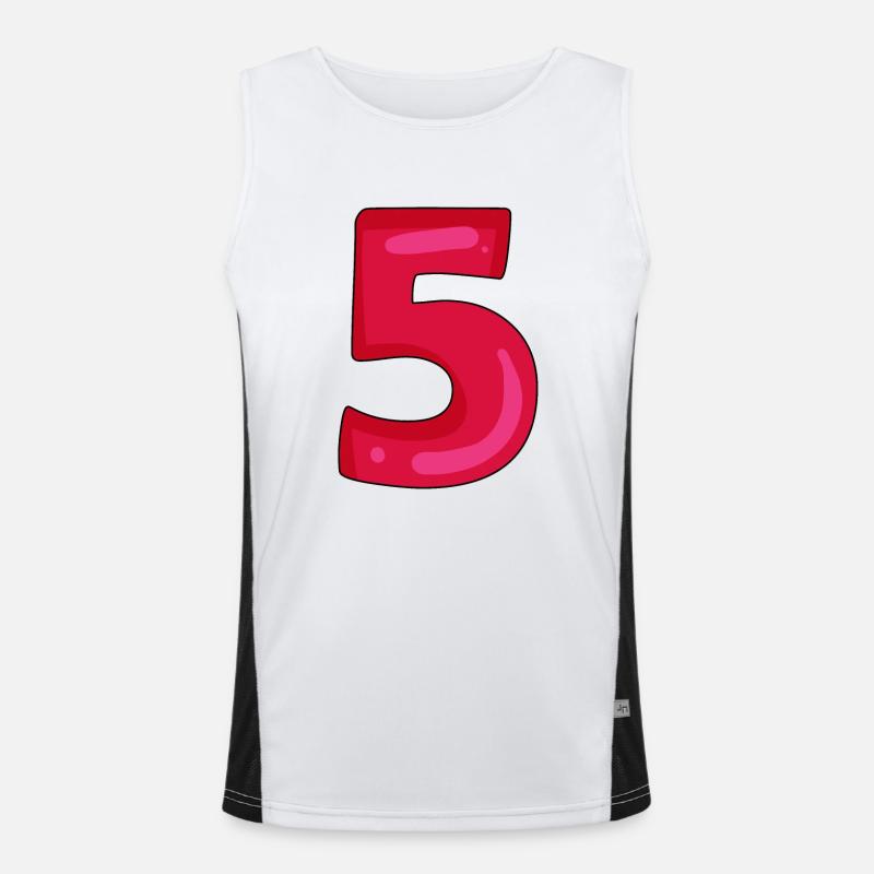 5 Funktionelles Kontrast-Tank Top für Männer 