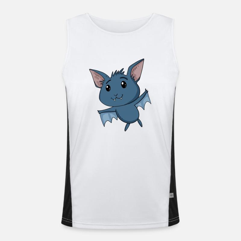 Fledermaus Funktionelles Kontrast-Tank Top für Männer 