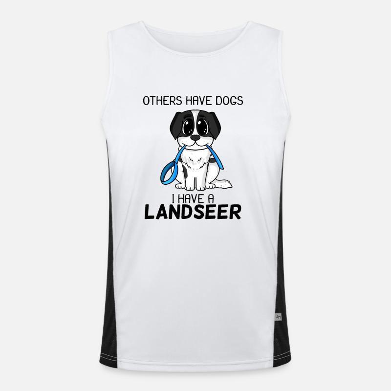 Landseer Men's Functional Contrast Tank Top 