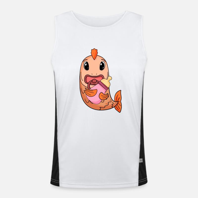 Baby Fish Men's Functional Contrast Tank Top 