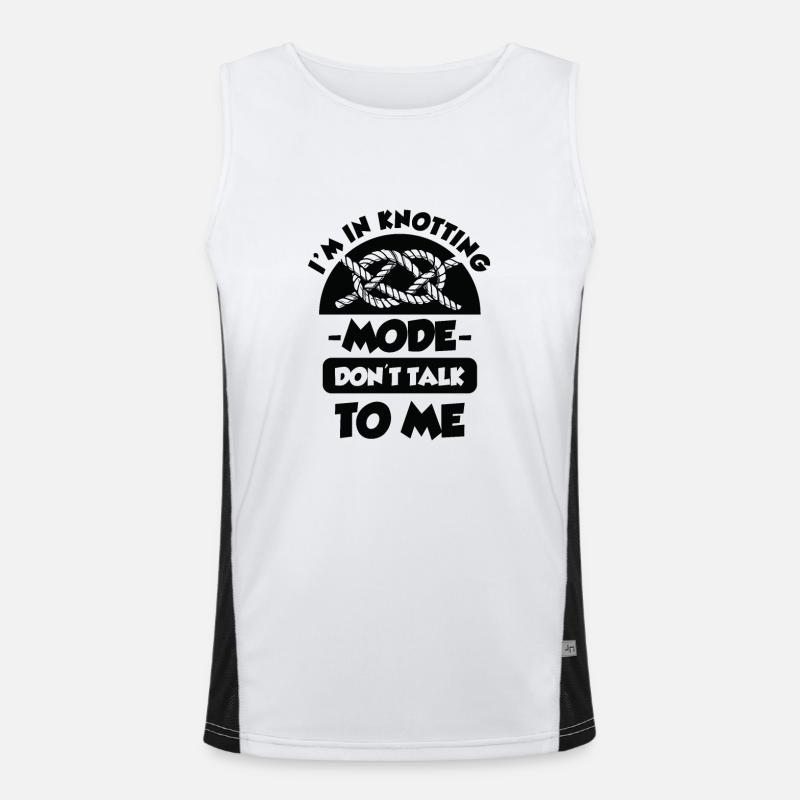 Makramee Kunst Boho Look Geschenk macrame Kreativ Funktionelles Kontrast-Tank Top für Männer 