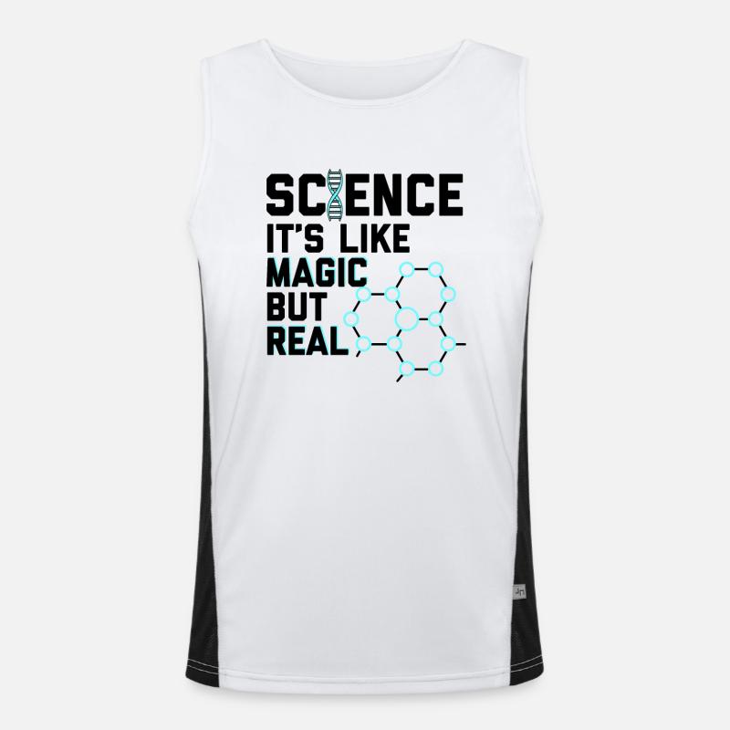 Science Magic Men's Functional Contrast Tank Top 
