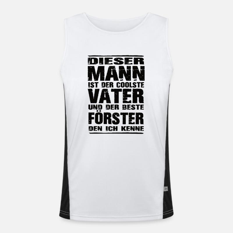 Förster Funktionelles Kontrast-Tank Top für Männer 