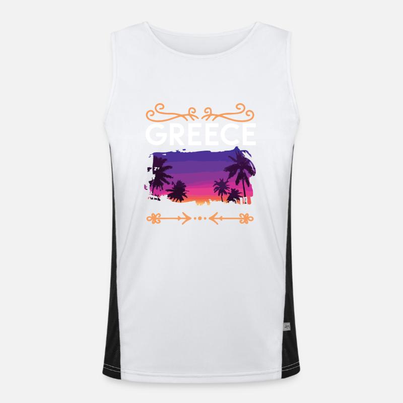 Grèce Débardeur respirant contrasté Homme 