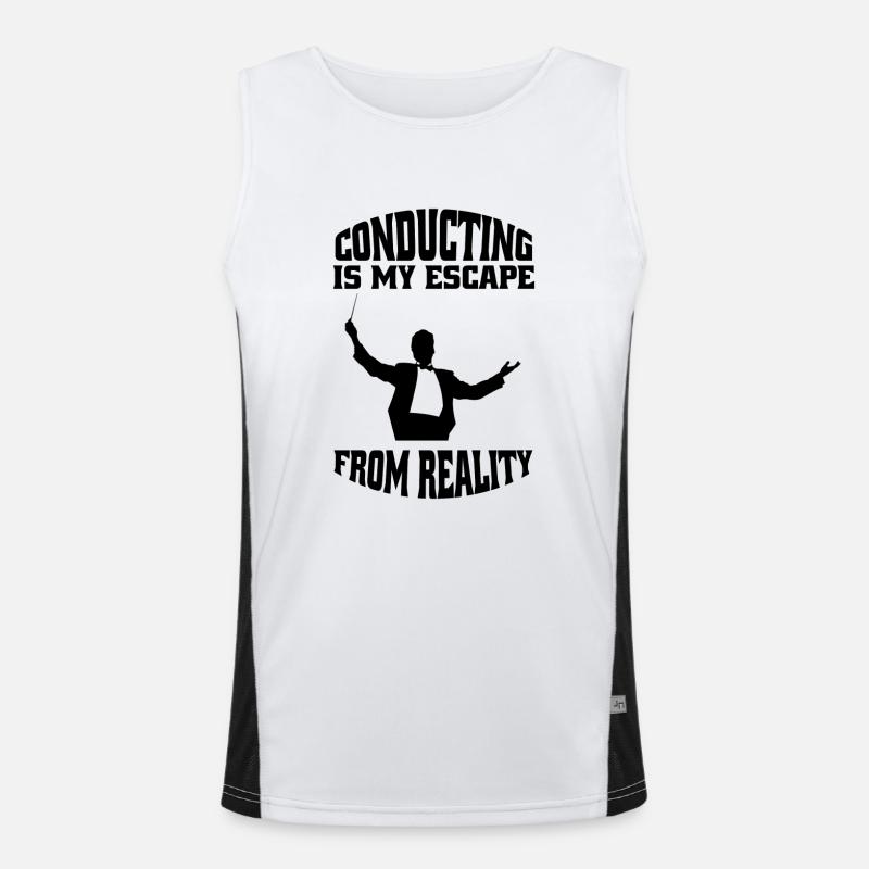 Dirigenten Dirigent Musik Geschenk Dirigieren Funktionelles Kontrast-Tank Top für Männer 