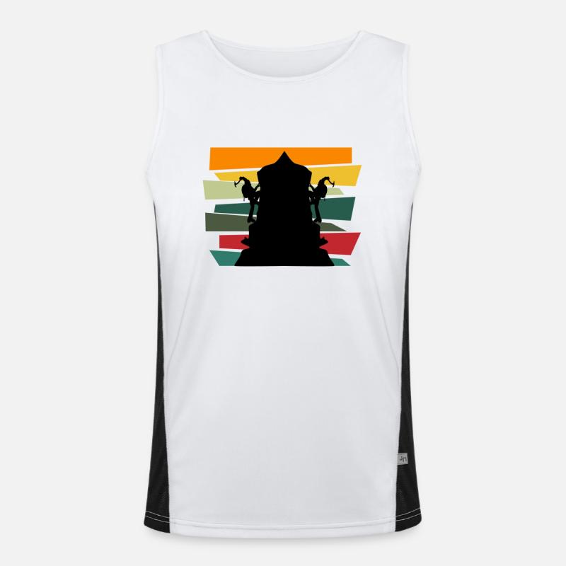 Eiskletterer Eisklettern Sportler Eis Klettern Funktionelles Kontrast-Tank Top für Männer 