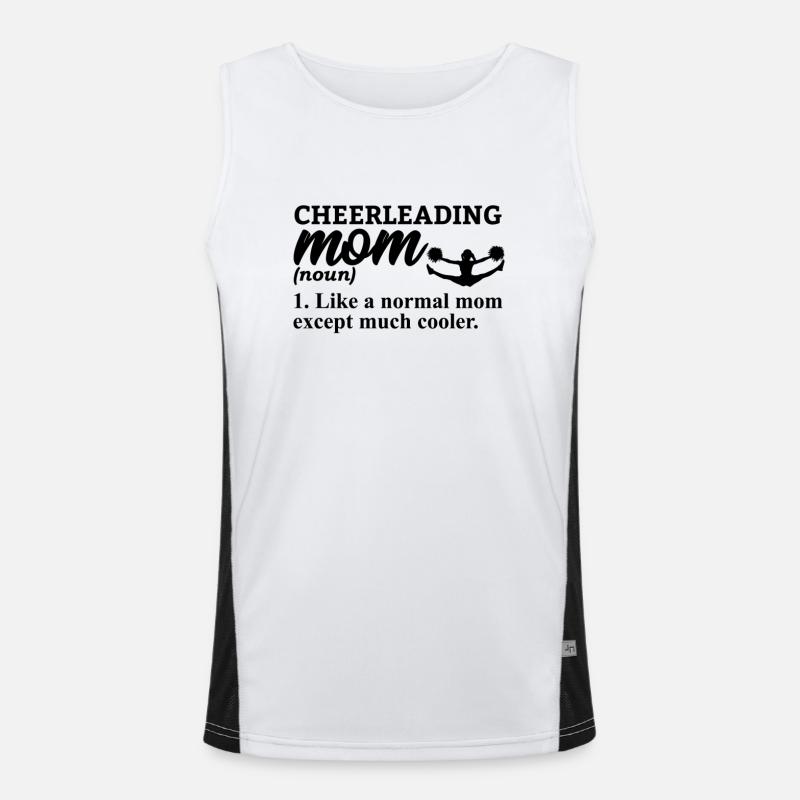 Cheerleading Cheerleader Gift Men's Functional Contrast Tank Top 