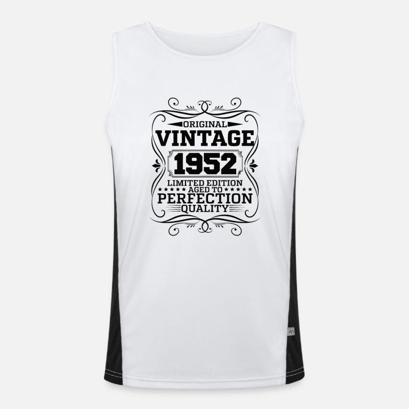 Vintage 1952 Original Limited Edition Men's Functional Contrast Tank Top 
