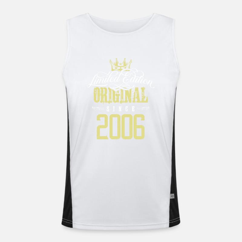 2006 limited edition Funktionelles Kontrast-Tank Top für Männer 