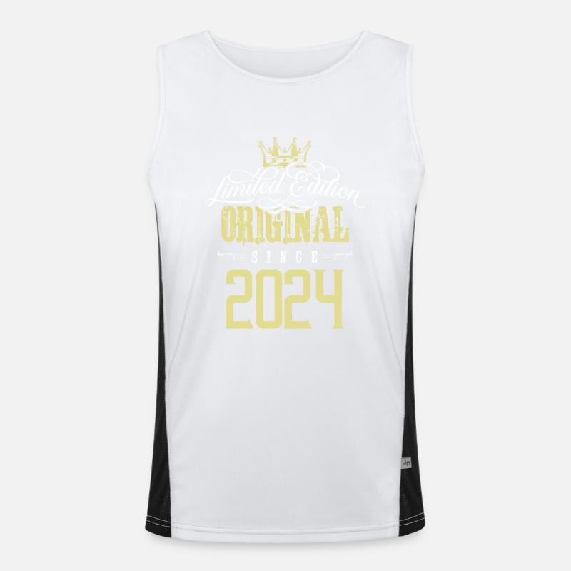 2024 limited edition Funktionelles Kontrast-Tank Top für Männer 