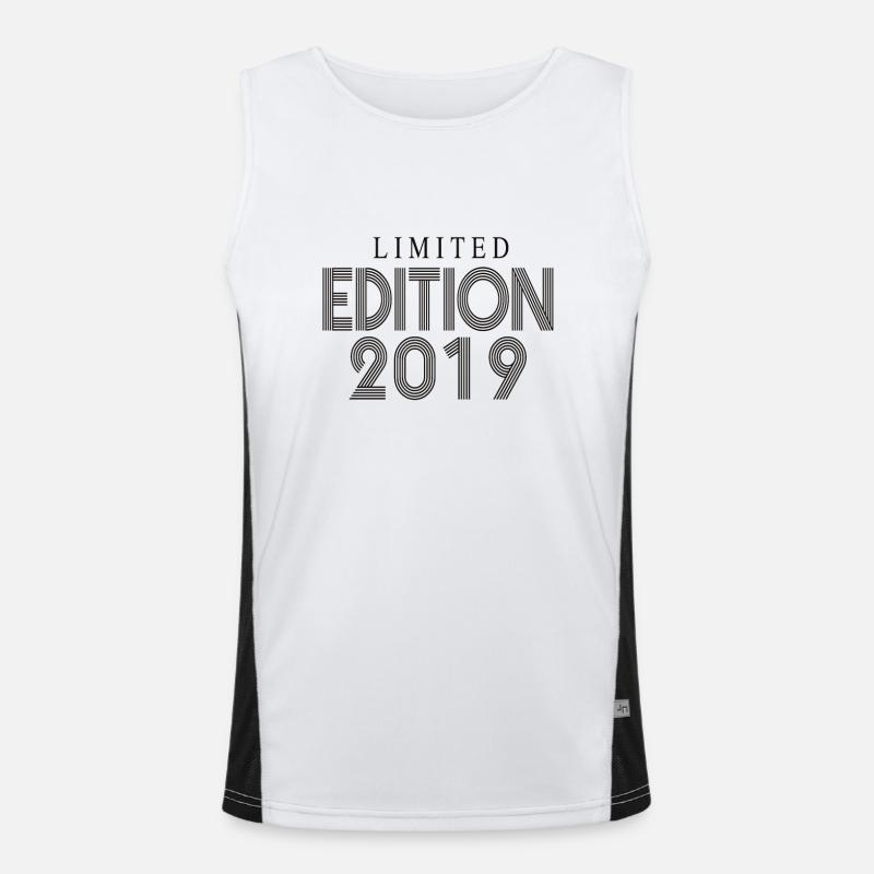 Limited Edition 2019 Funktionelles Kontrast-Tank Top für Männer 