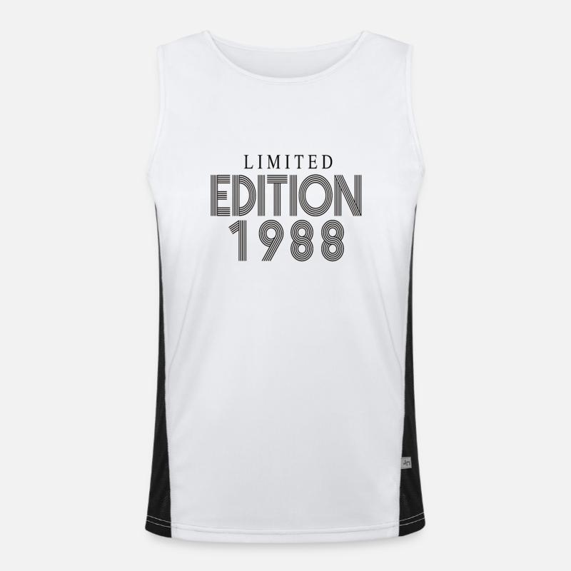 Édition limitée 1988 Débardeur respirant contrasté Homme 