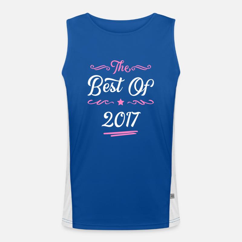 2017 best of Men's Functional Contrast Tank Top 