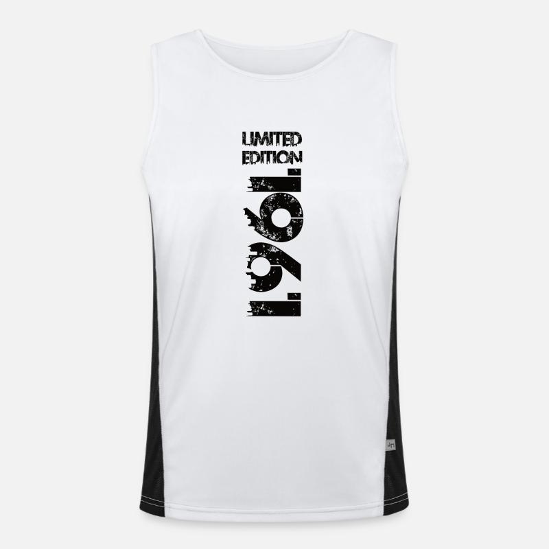 Limited Edition 1961 Funktionelles Kontrast-Tank Top für Männer 