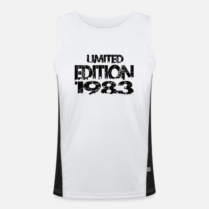 Limited Edition 1983 Funktionelles Kontrast-Tank Top für Männer 