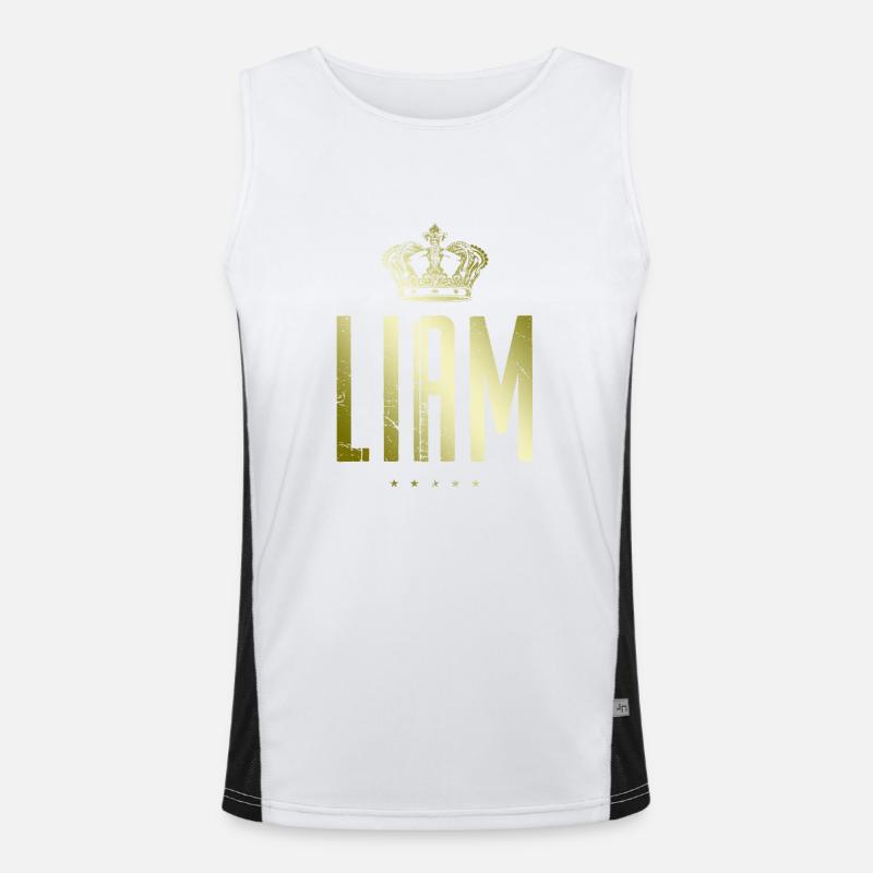 Liam Funktionelles Kontrast-Tank Top für Männer 
