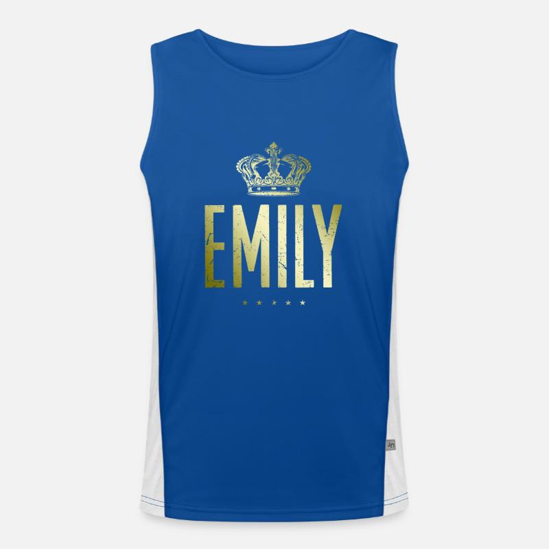 Emily Funktionelles Kontrast-Tank Top für Männer 