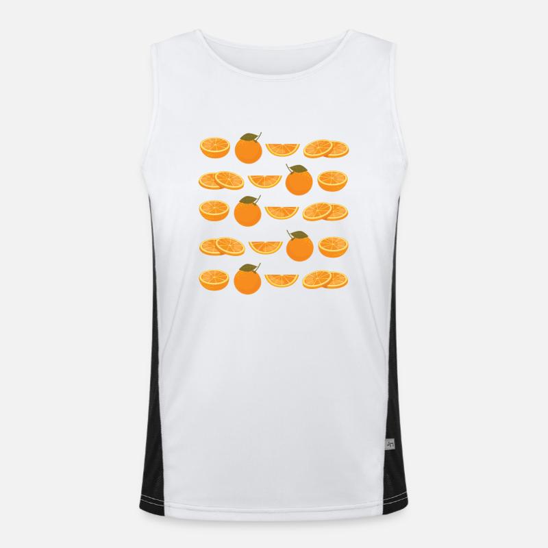 Mandarines Débardeur respirant contrasté Homme 