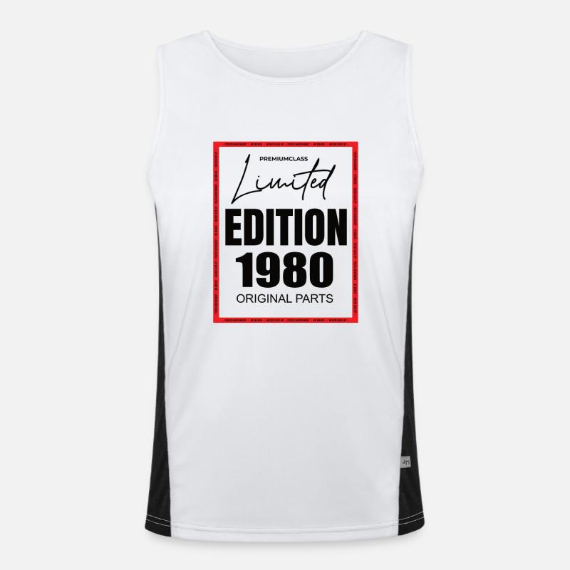 Limited Edition 1980 Men's Functional Contrast Tank Top 