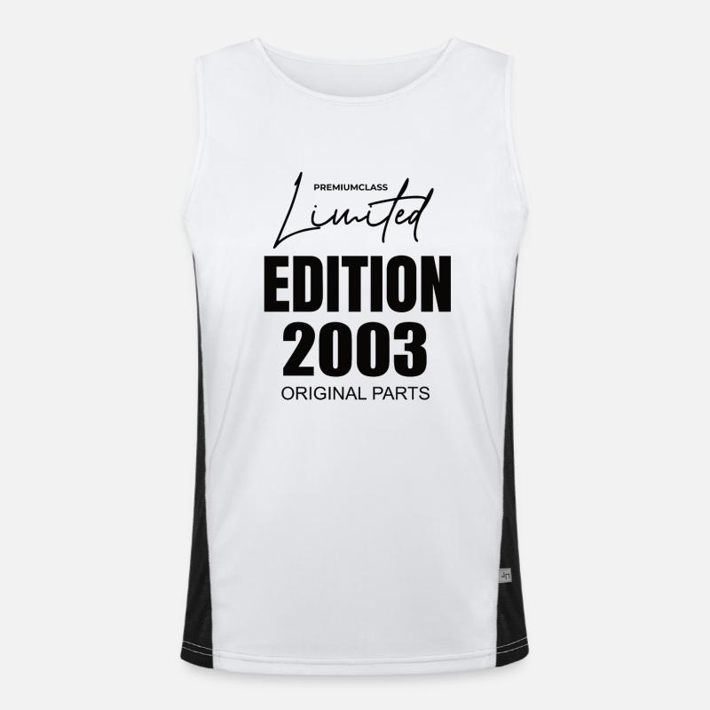 Limited Edition 2003 Funktionelles Kontrast-Tank Top für Männer 