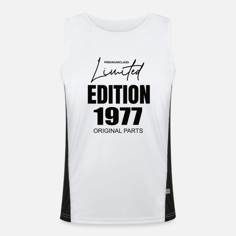 Édition limitée 1977 Débardeur respirant contrasté Homme 