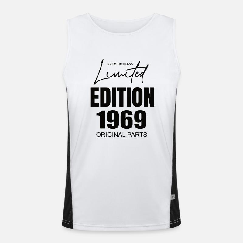 Édition limitée 1969 Débardeur respirant contrasté Homme 