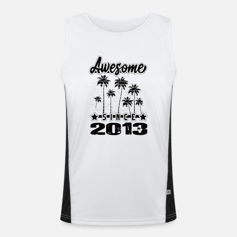 Awesome Since 2013 Men's Functional Contrast Tank Top 