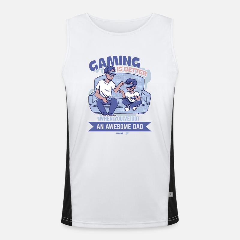 Father Men's Functional Contrast Tank Top 