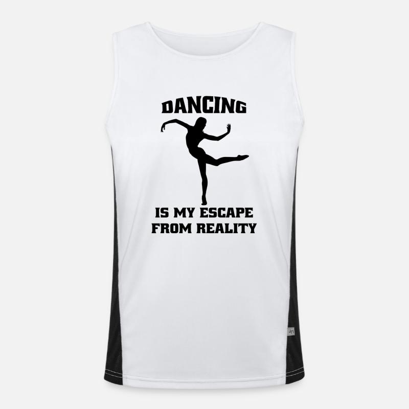 Ballet Gift Dancer Ballerina Dance Class Dance Men's Functional Contrast Tank Top 