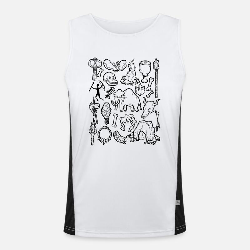 Stone Age Men's Functional Contrast Tank Top 