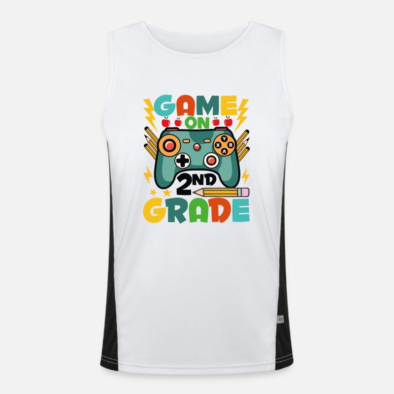 Jeu Sur Le 2ème Grade Débardeur respirant contrasté Homme 