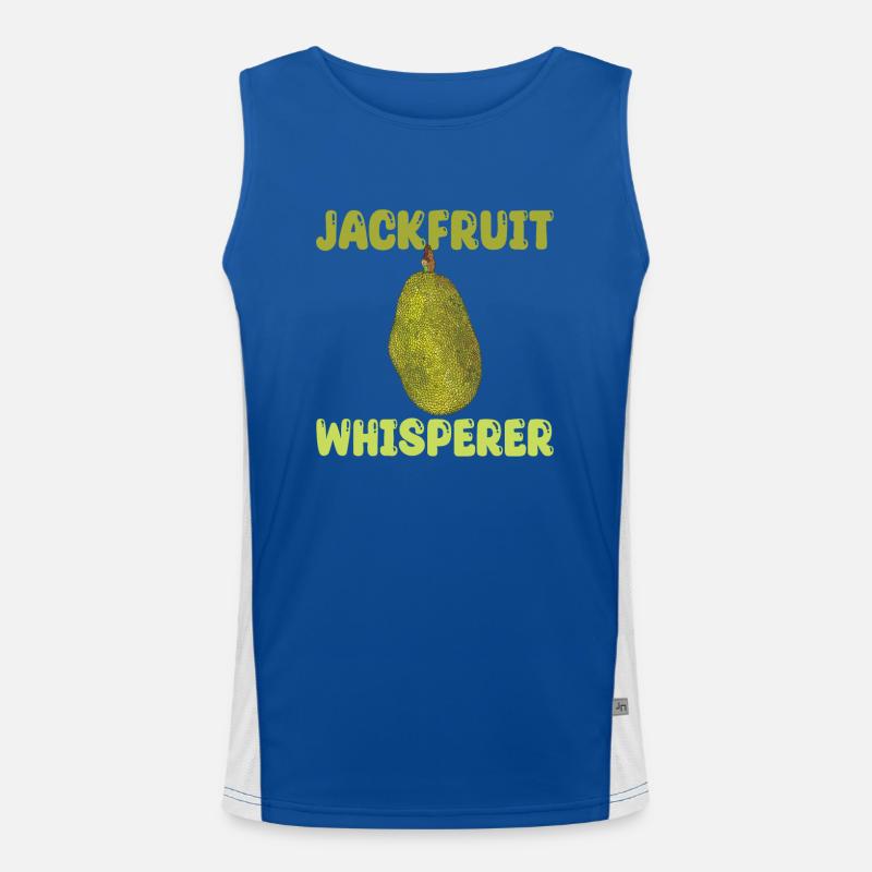 Jackfrucht Flüsterer Funktionelles Kontrast-Tank Top für Männer 