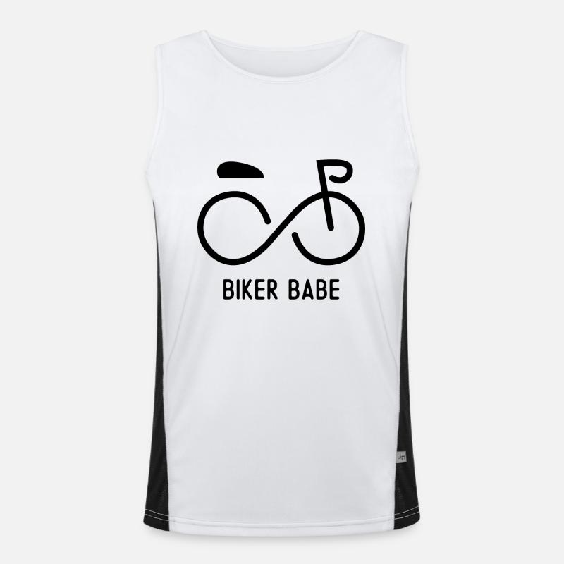 Biker Babe Men's Functional Contrast Tank Top 