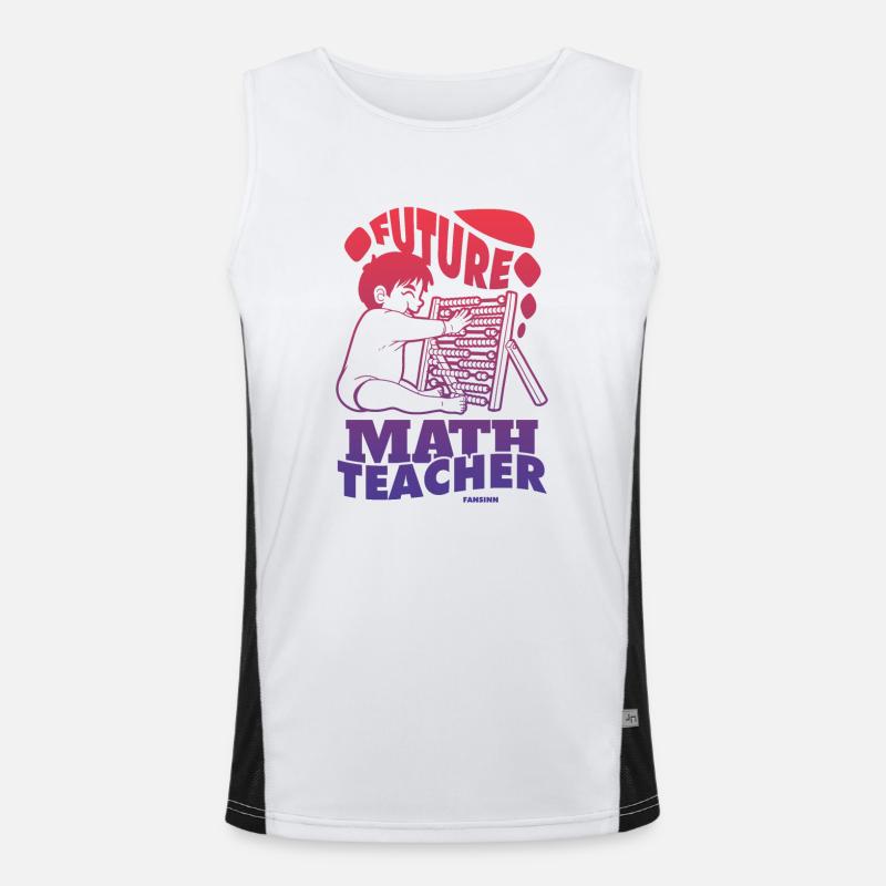 Mathematik Funktionelles Kontrast-Tank Top für Männer 