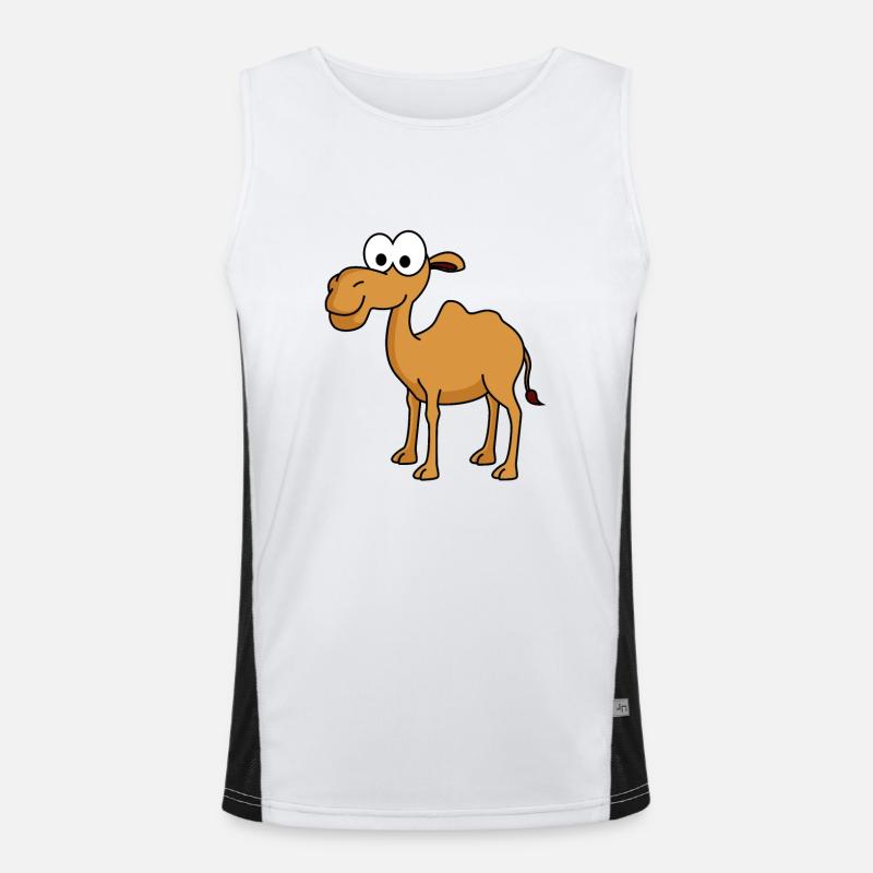 Camel Comic Men's Functional Contrast Tank Top 