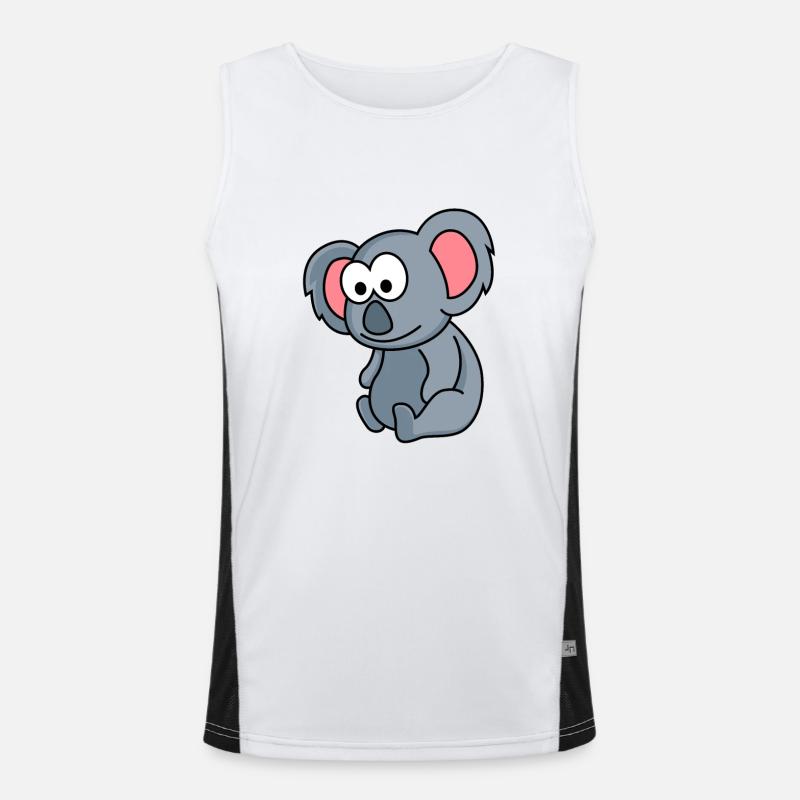 Koala Comic Animal Débardeur respirant contrasté Homme 