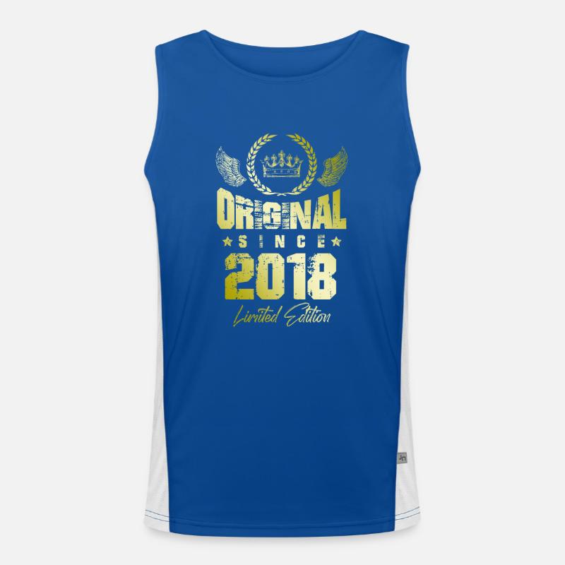 2018 limited edition Funktionelles Kontrast-Tank Top für Männer 