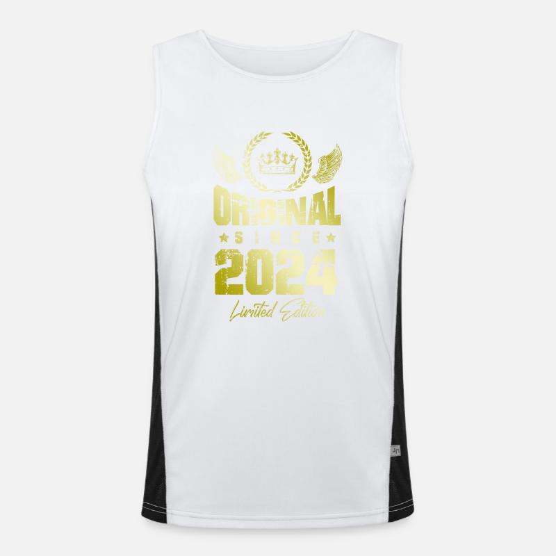 2024 limited edition Funktionelles Kontrast-Tank Top für Männer 