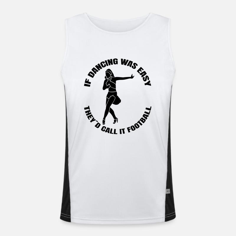 Dancing Hobby Dancer Sport Gift Dance Sport Men's Functional Contrast Tank Top 