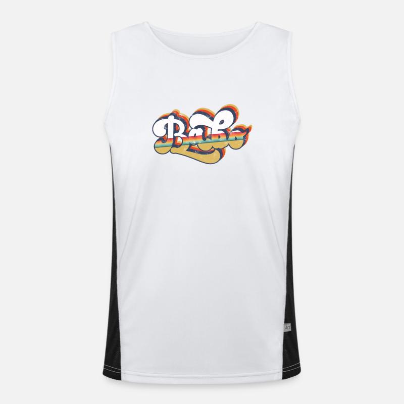 Balkan Spruch Babo Geschenkidee Funktionelles Kontrast-Tank Top für Männer 